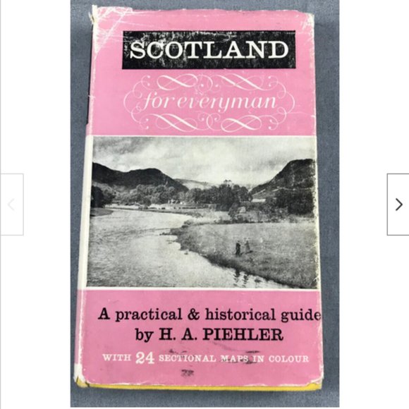 Vtg 1963 Hardcover Scotland Everyman Travel Guide 24 Maps Dent & Sons Publishing - Picture 1 of 4